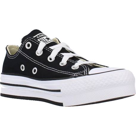Baskets enfant fille en textile Noir black 5 - vertbaudet enfant 