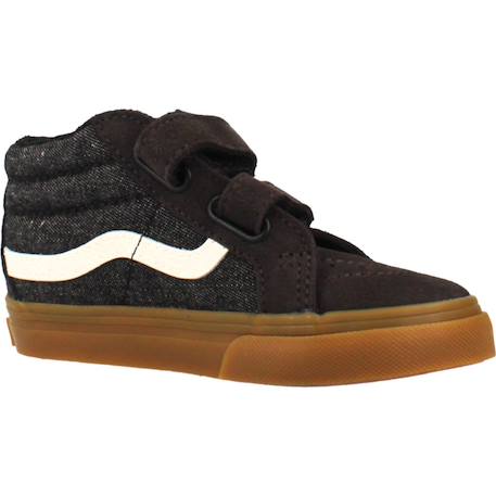 Baskets bébé garçon en cuir Noir black 5 - vertbaudet enfant 