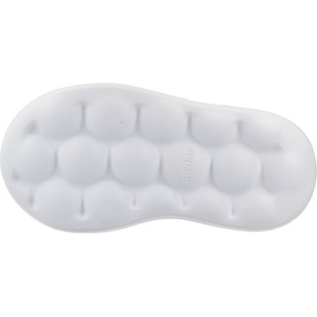 Baskets garçon en textile à scratch court classique Blanc white 6 - vertbaudet enfant 