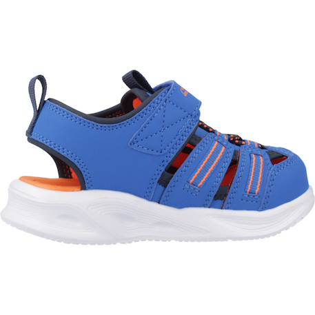 Sandales bébé garçon légère souple Bleu blnv+Noir bklm+Rouge rdbk 1 - vertbaudet enfant 
