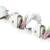 Poubelle à couches compatible sacs universels Blanc Moyen 4 - vertbaudet enfant 