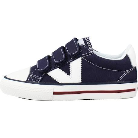 Basket enfant textile Blanc blanco+Bleu marino 8 - vertbaudet enfant 