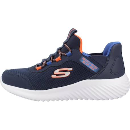 Basket garçon synthétique slip-ins légère Bleu nvbl+Gris ccor+Gris et corail+Noir bblm 2 - vertbaudet enfant 