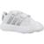 Baskets garçon en textile à scratch court classique Blanc white 5 - vertbaudet enfant 