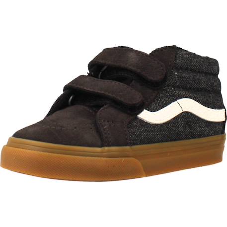 Baskets bébé garçon en cuir Noir black 4 - vertbaudet enfant 