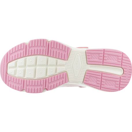 Basket fille synthétique légère et souple Blanc wsl+Rose pnk 12 - vertbaudet enfant 