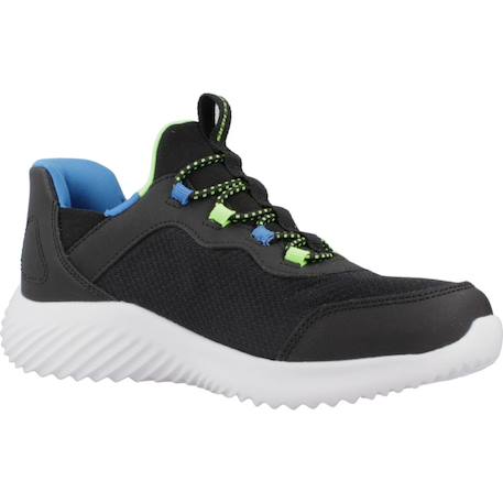 Basket garçon synthétique slip-ins légère Gris ccor+Gris et corail+Noir bblm 17 - vertbaudet enfant 