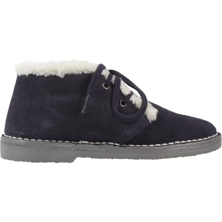 Bottes fille modèle 1060530c Argent+Bleu 7 - vertbaudet enfant 