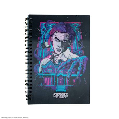 Carnet lenticulaire vecna - stranger things Noir 1 - vertbaudet enfant 