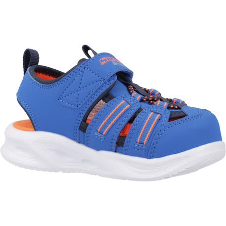 Sandales bébé garçon légère souple Bleu blnv+Noir bklm+Rouge rdbk 5 - vertbaudet enfant 