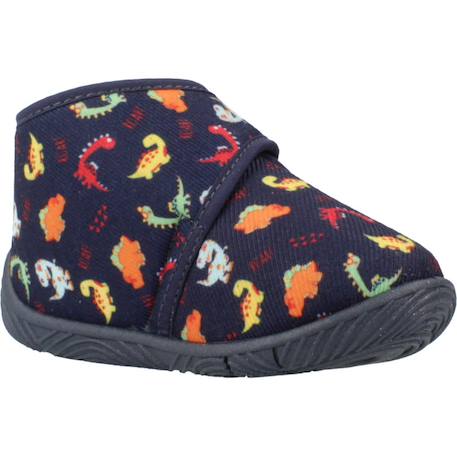 Chaussons garçon modèle ankle boot tulip Bleu 800+Bleu 860 5 - vertbaudet enfant 