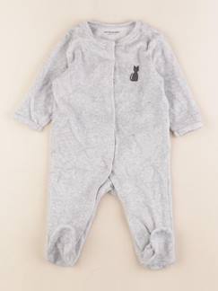 Seconde main-Garçon-Pyjama velours - 6 mois