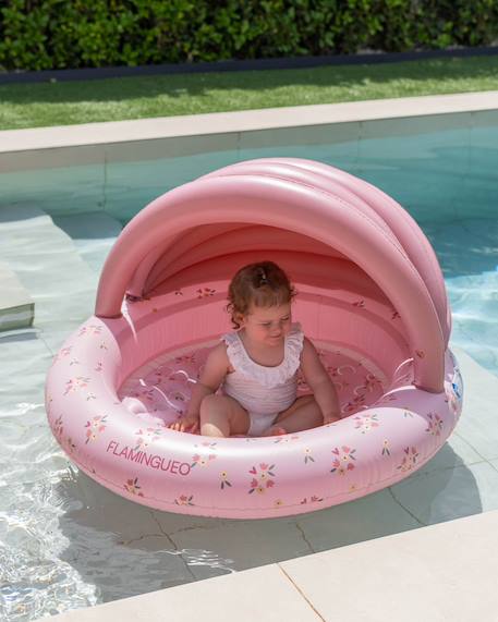 Piscine enfant avec auvent protection soleil Bleu+Rose 9 - vertbaudet enfant 