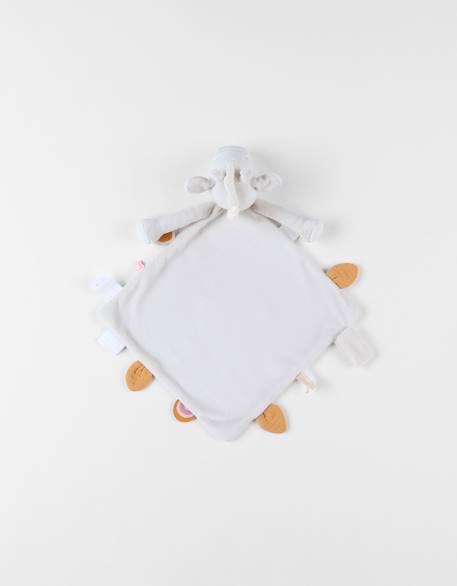 Doudou gigi en veloudoux® Ecru 5 - vertbaudet enfant 
