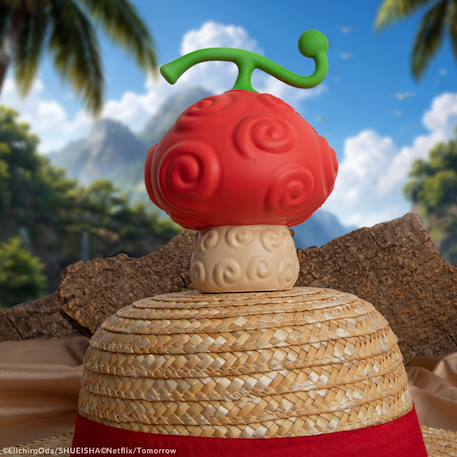 Figurine fruit de l'humain squishy  anti-stress - one piece Rouge 2 - vertbaudet enfant 
