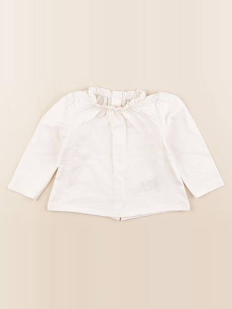 Tee-shirt - 6 mois Beige 1 - vertbaudet enfant 