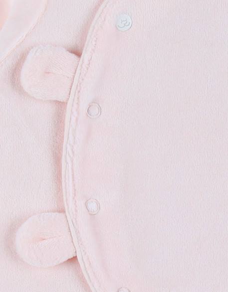 Pyjama dors-bien en velours Rose 4 - vertbaudet enfant 