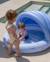 Piscine enfant avec auvent protection soleil Bleu+Rose 5 - vertbaudet enfant 