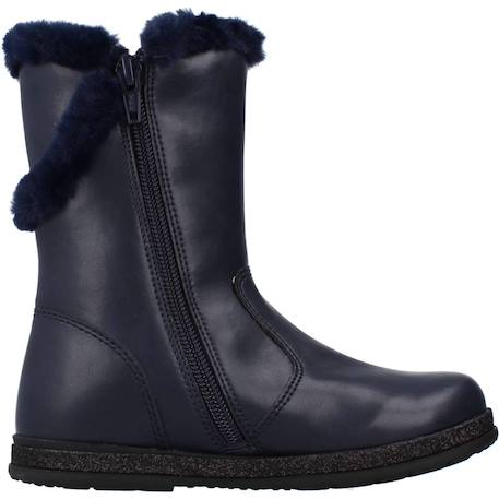 Bottes fille modèle campanella Argent+Bleu 7 - vertbaudet enfant 