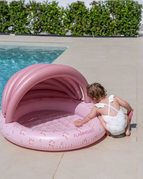 Piscine enfant avec auvent protection soleil Bleu+Rose 11 - vertbaudet enfant 
