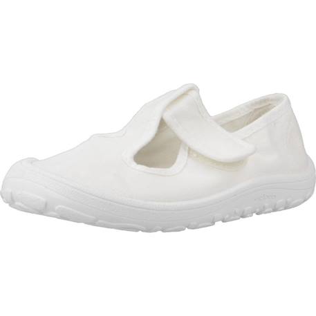 Basket fille textile bosco barefoot Blanc blanco+Bleu atlntc+Bleu marino+Gris hielo+Rose ballet+Vert aloe 4 - vertbaudet enfant 