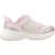 Basket fille synthétique légère et souple Blanc wsl+Rose pnk 7 - vertbaudet enfant 