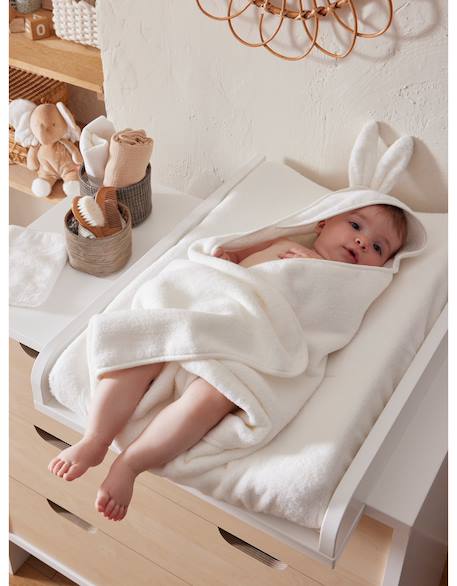 Matelas à langer avec housse en éponge - bali Ecru 1 - vertbaudet enfant 