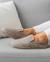 Chaussons charentaises velours semelle ergonomique mousse à mémoire forme Gris chiné+Léopard beige 8 - vertbaudet enfant 