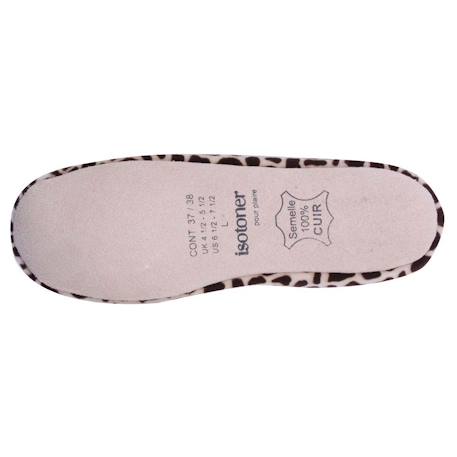 Chaussons ballerines ultra confortables, semelle en cuir, détail grand nœud Aubergine+Bleu canard+Bleu canardfleurs+Girafe+Gris chiné clair+Ivoire+Rayure marinière+Rayuresbleues+Rouge+Sauge+Vert d'eau 23 - vertbaudet enfant 