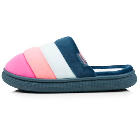 Chaussons mules velours semelle bloup xtra confort Blush+Ivoire+Léopard bordeaux+Multicolor 22 - vertbaudet enfant 
