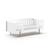 Lit enfant avec sommier pin massif et imitation bois  darius Blanc bois 3 - vertbaudet enfant 
