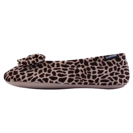 Chaussons ballerines ultra confortables, semelle en cuir, détail grand nœud Aubergine+Bleu canard+Bleu canardfleurs+Girafe+Gris chiné clair+Ivoire+Rayure marinière+Rayuresbleues+Rouge+Sauge+Vert d'eau 22 - vertbaudet enfant 