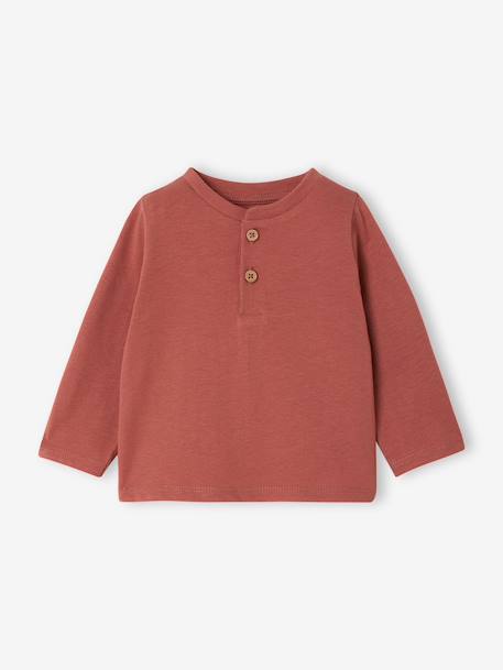 Lot de 3 tee-shirts bébé noix de pécan+terracotta 10 - vertbaudet enfant 