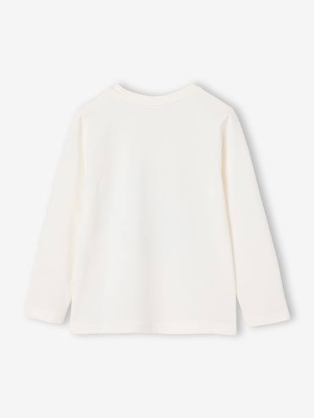 T-shirt manches longues garçon anthracite+blanc+cappuccino+rouge+vert sauge 5 - vertbaudet enfant 