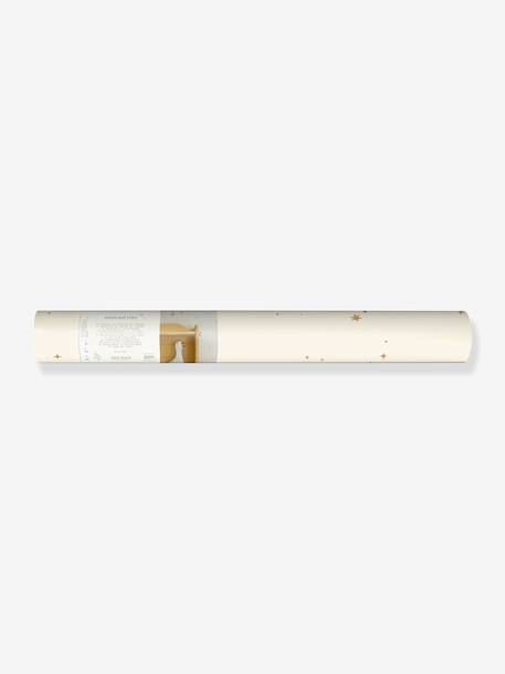 Papier peint intissé Moon and Stars blanc 4 - vertbaudet enfant 