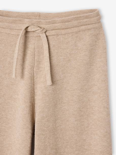 Pantalon large fille anthracite+beige 6 - vertbaudet enfant 