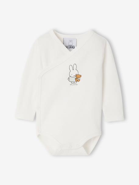 Lot de 2 bodies naissance Miffy manches longues vert d'eau 2 - vertbaudet enfant 