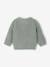 Gilet bébé en maille grosse jauge beige chiné+vert sauge 9 - vertbaudet enfant 