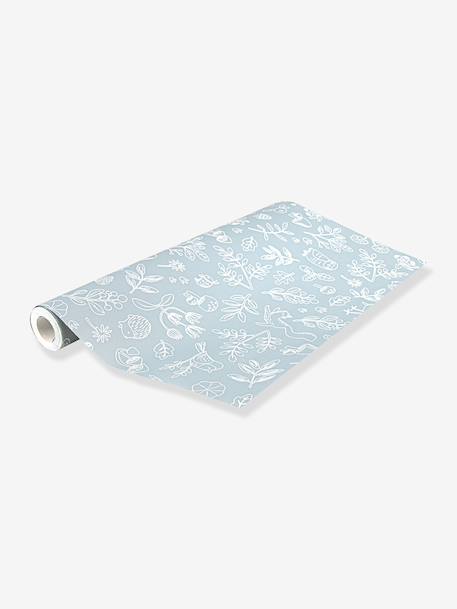 Papier peint Forest Wonders Denim Blue bleu 4 - vertbaudet enfant 