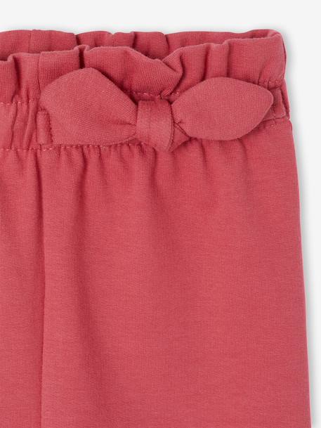Pantalon en molleton bébé taille élastiquée encre+rose+vert bouteille 6 - vertbaudet enfant 