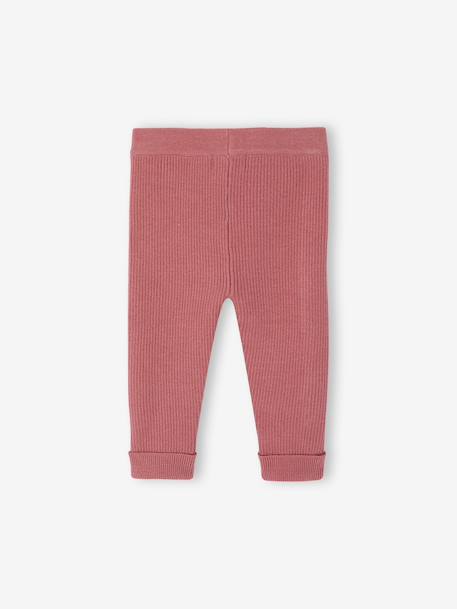 Legging en tricot bébé beige+vanille+vert de gris+vieux rose 13 - vertbaudet enfant 