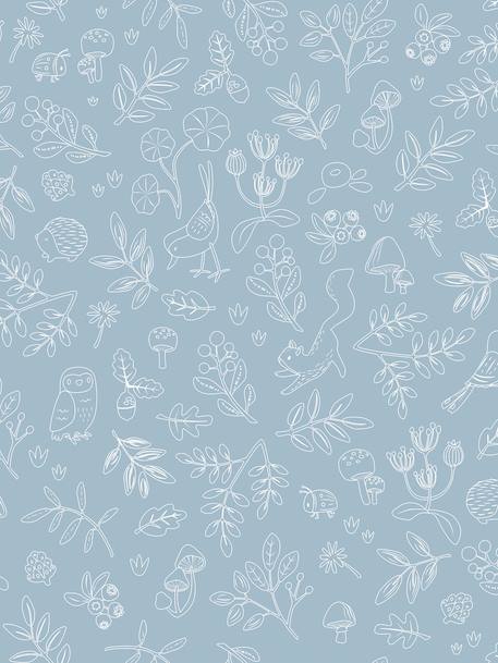 Papier peint Forest Wonders Denim Blue bleu 2 - vertbaudet enfant 
