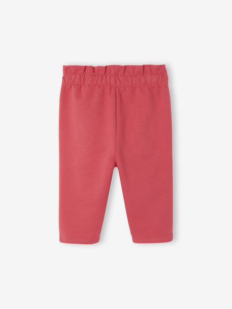 Pantalon en molleton bébé taille élastiquée encre+rose+vert bouteille 5 - vertbaudet enfant 