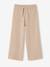 Pantalon large fille anthracite+beige 4 - vertbaudet enfant 