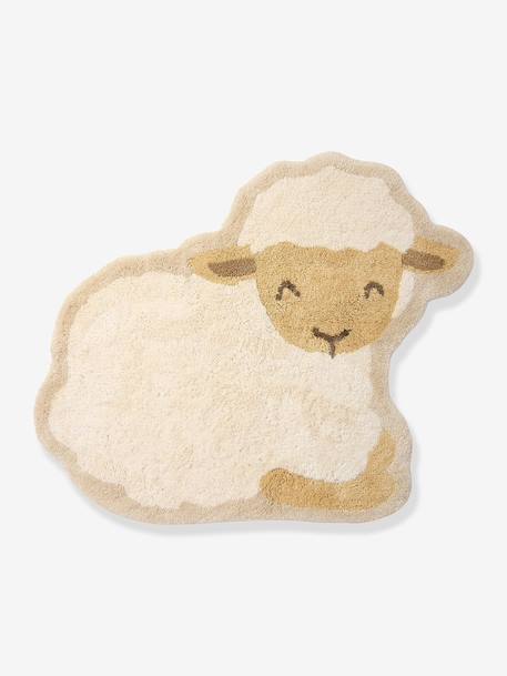 Tapis mouton 118 x 80 cm blanc 2 - vertbaudet enfant 