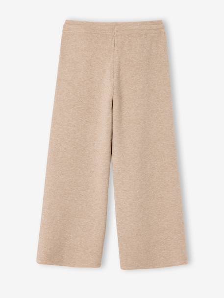 Pantalon large fille anthracite+beige 5 - vertbaudet enfant 