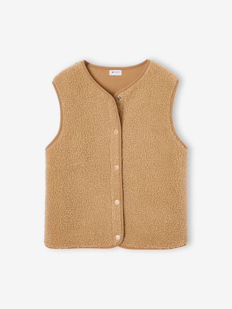 Veste sans manches chocolat+noir+sable 7 - vertbaudet enfant 