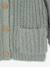 Gilet bébé en maille grosse jauge beige chiné+vert sauge 10 - vertbaudet enfant 