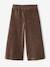 Pantalon fille large en velours anthracite+bleu grisé+chocolat+écru+kaki+marron+mauve+prune+rose 11 - vertbaudet enfant 