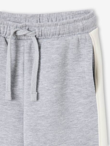 Pantalon jogging large fille gris chiné 4 - vertbaudet enfant 